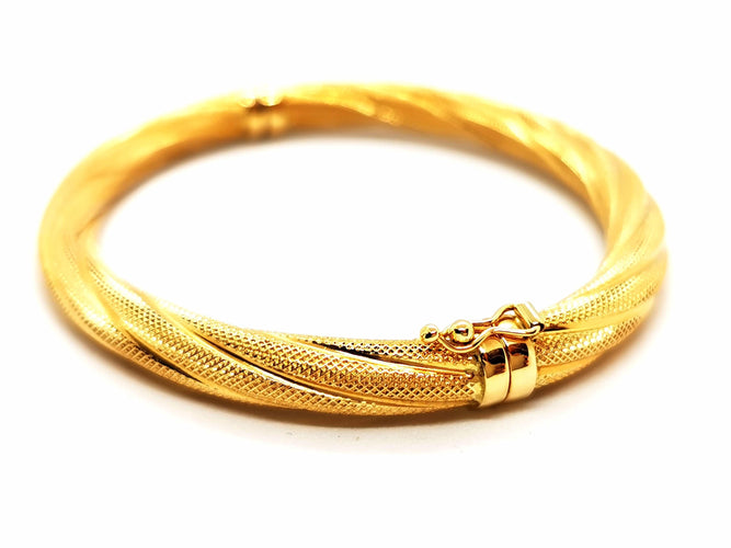 Bracelet Bracelet Jonc Or jaune 58 Facettes 1610155CN