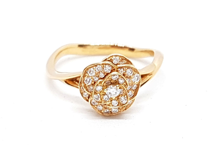 Bague 53 Bague Fleur Or rose Diamant 58 Facettes 578704RV
