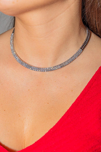 Collier Collier Rivière Or blanc Diamant 58 Facettes 2826005CN