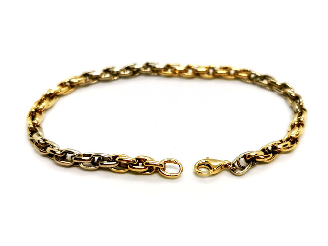 Bracelet Bracelet Maille ovale Or jaune 58 Facettes 1161958CD