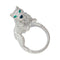 Bague 51 Bague Haute Joaillerie Cartier, "Panthère de Cartier", or blanc, diamants. 58 Facettes 31543
