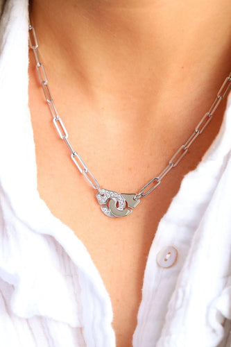 Collier Dinh Van Collier Menottes Or blanc Diamant 58 Facettes 1587782CN