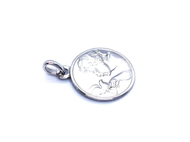 Pendentif Pendentif Médaille Or blanc 58 Facettes 947740CD
