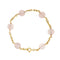 Bracelet Bracelet Or jaune Quartz rose 58 Facettes 28141B