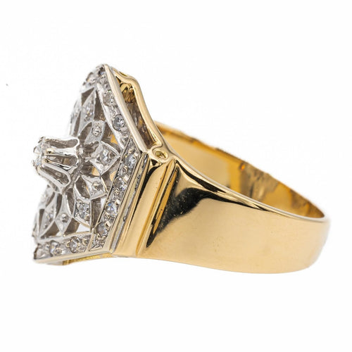 Bague 56 Bague Or jaune Diamant 58 Facettes 2560746CN