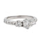 Bague 47 Bague Solitaire Or blanc Diamant 58 Facettes 2513760CN