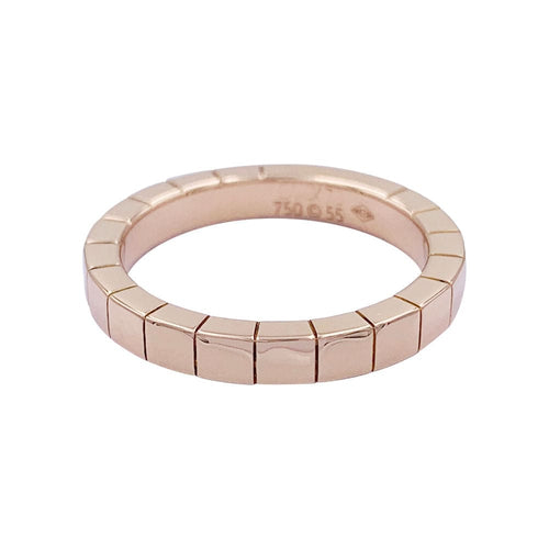 Bague 55 Bague Cartier, "Lanière", or rose. 58 Facettes 32317