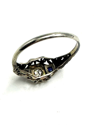 Bague 62 Bague diamant solitaire art déco 58 Facettes