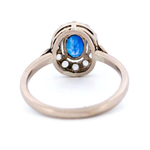 Bague 55 Bague cluster diamant saphir 18 carats 58 Facettes 3B7DB8888F7346B2B9D8B57475CDCF67