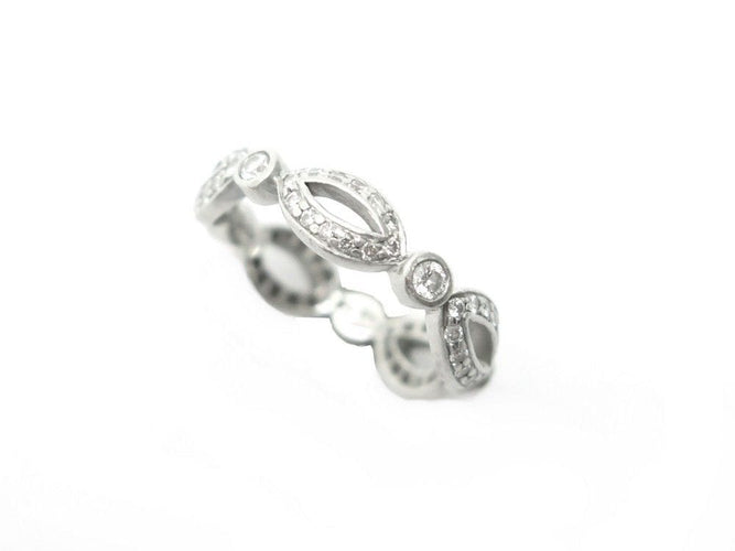 Bague 50 bague TIFFANY & CO t 50 en platine & 65 diamants 58 Facettes 224720