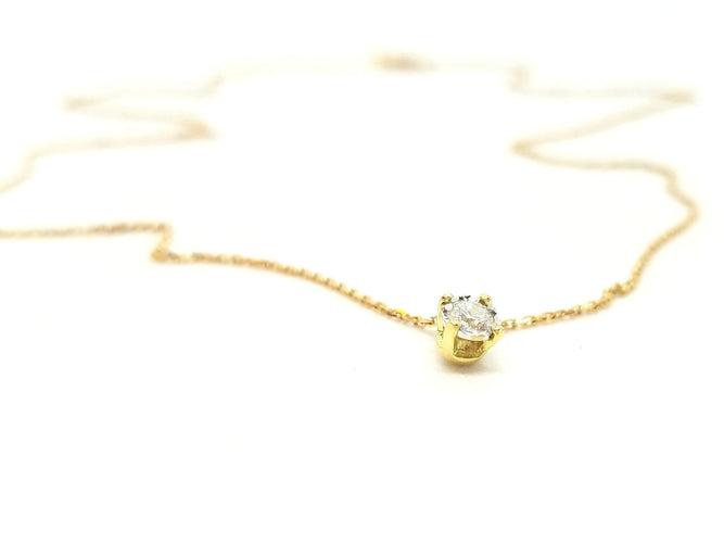 Collier Collier Chaîne + pendentif Or jaune Diamant 58 Facettes 579124RV