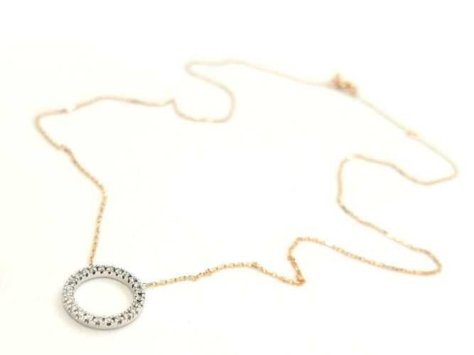 Collier Collier Graphique Or blanc Diamant 58 Facettes 579188RV