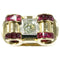 Bague 54 Bague diamant, rubis 58 Facettes 10074-4199