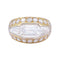 Bague 53 Bague jonc, or jaune, diamants. 58 Facettes 32988