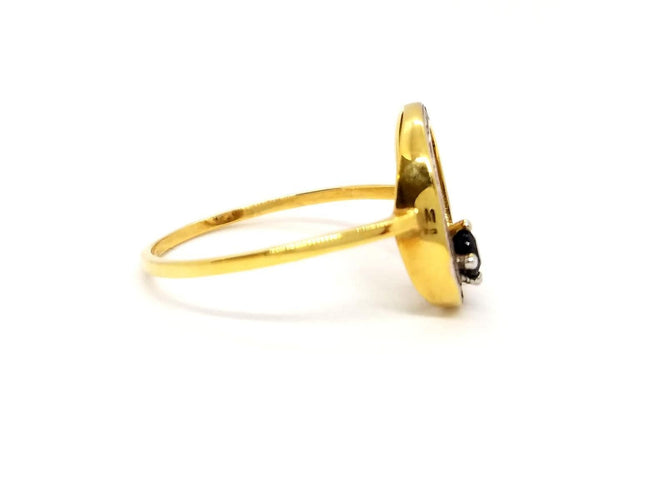 Bague 56 Bague Or jaune Saphir 58 Facettes 870456CD