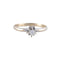 Bague 51 Bague Solitaire Diamant 0.05ct 58 Facettes JE119