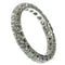 Bague 57 Alliance en or blanc, diamants 58 Facettes 12196-0004
