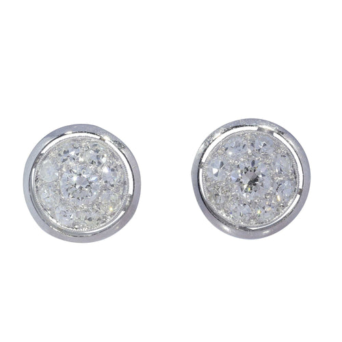 Boucles d'oreilles Boucles d'oreilles diamant platine 58 Facettes 22329-0121