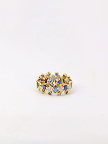 Bague Harry Winston - Bague vintage saphirs diamants 58 Facettes 954