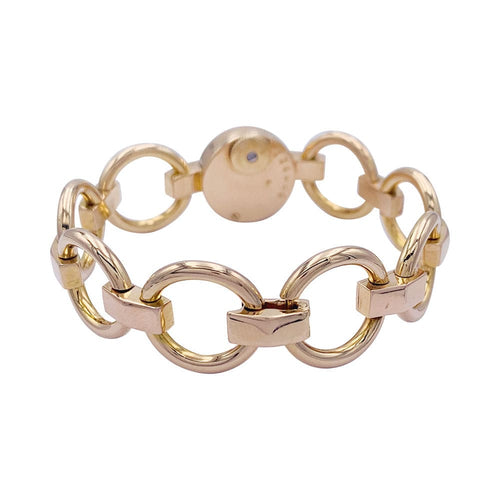 Montre Montre Jaeger-Lecoultre or jaune et rose. 58 Facettes 32633