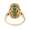 Bague 56 Bague émeraudes et diamants 58 Facettes 28609