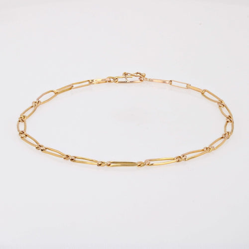 Bracelet Fin bracelet gourmette alternée 58 Facettes CVBR55