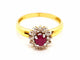 Bague 56 Bague Or jaune Rubis 58 Facettes 06332CD