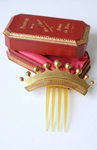Accessoire Peigne à cheveux ancien couronne 58 Facettes