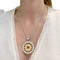 Collier Collier Bulgari, "Tondo Sun", deux ors, acier. 58 Facettes 32797