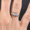 Bague 52 Fine bague Art Déco diamants 58 Facettes CV81