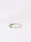 Bague 50.5 Demi-Alliance or blanc diamants 0,3 ct 58 Facettes J75