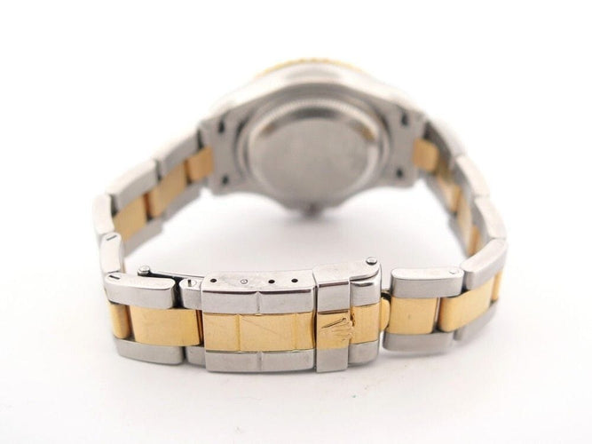 Montre vintage montre ROLEX yacht master lady 29 mm or & acier auto 58 Facettes 254447
