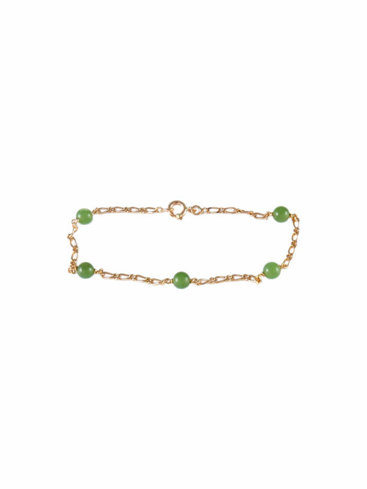 Bracelet Or Jaune / Jade BRACELET OR ET JADE 58 Facettes BO/220017-STA