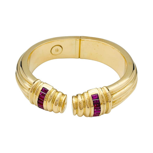 Bracelet Bracelet Vintage or jaune rubis. 58 Facettes 31492