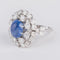 Bague Bague cocktail en diamants et saphir cabochon 58 Facettes