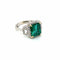 Bague Bague Or Diamants Emeraude 58 Facettes