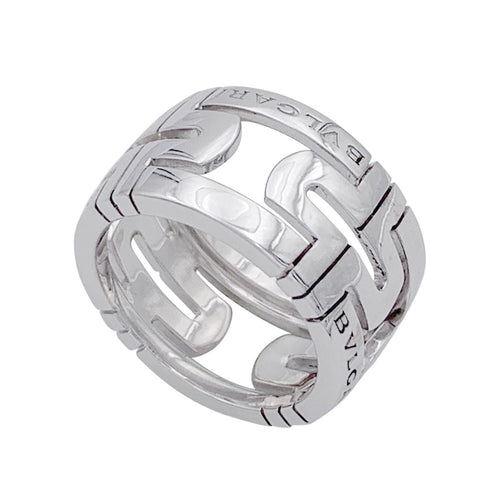 Bague 51 Bague Bulgari, "Parentesi", or blanc. 58 Facettes 32180