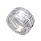 Bague 51 Bague Bulgari, "Parentesi", or blanc. 58 Facettes 32180