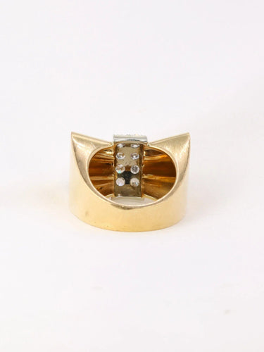 Bague Bague nœud Art Déco diamants 58 Facettes J10