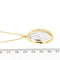 Collier Collier double pendentif ovale 58 Facettes 23921