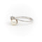 Bague 51.5 Bague Toi & Moi Or blanc Perle 58 Facettes 1653929CN