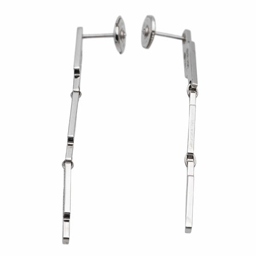 Boucles d'oreilles Dinh Van Boucles d'oreilles Seventies Or blanc Diamant 58 Facettes 577676GD