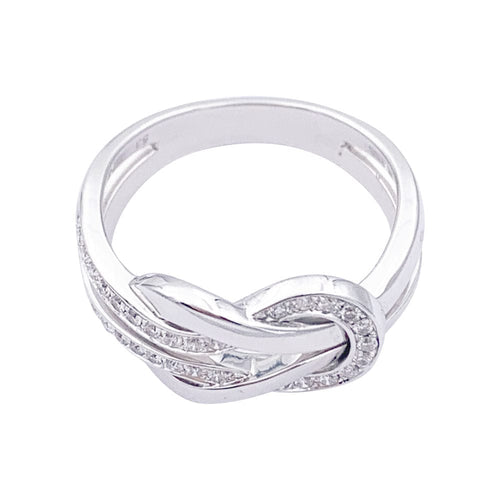 Bague 53 Bague Fred, "Chance Infinie", or blanc, diamants. 58 Facettes 32976