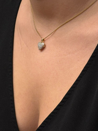 Pendentif Pendentif cœur Or jaune Diamants 58 Facettes