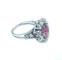 Bague Bague en or blanc, tourmalines roses, diamants 58 Facettes