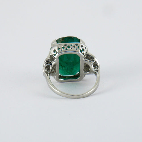 Bague 54 Bague Emeraude Diamants 58 Facettes ALGU23