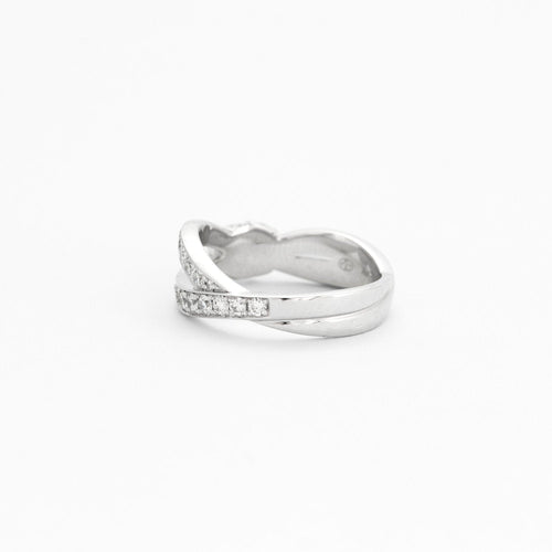 Bague 52 BAGUE CHAUMET LIENS SEDUCTION OR GRIS 58 Facettes