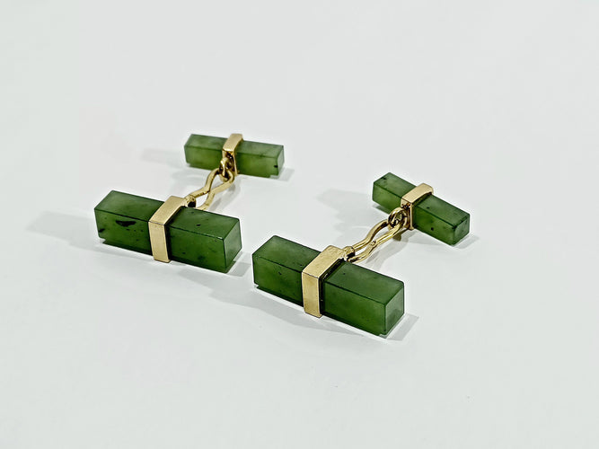 Boutons de manchette Boutons De Manchette Or Et Jade 58 Facettes 3083/1