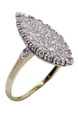 Bague 59 BAGUE MARQUISE DIAMANTS 58 Facettes 070371