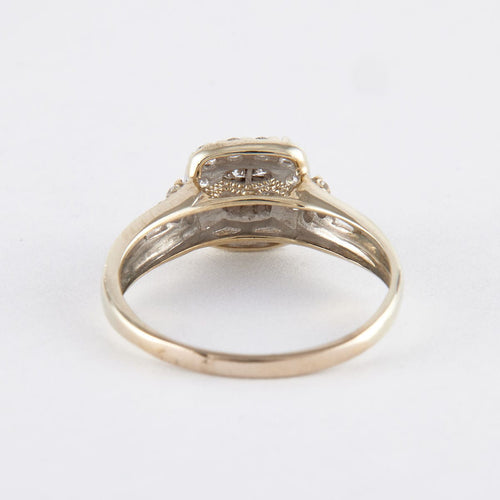 Bague 56 Bague Diamants Marquise Or Gris 58 Facettes